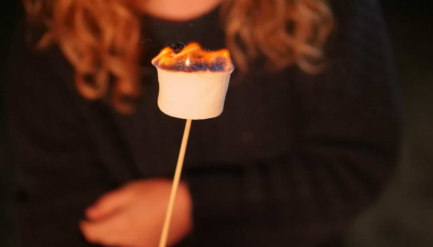 A toasted marshmallow.