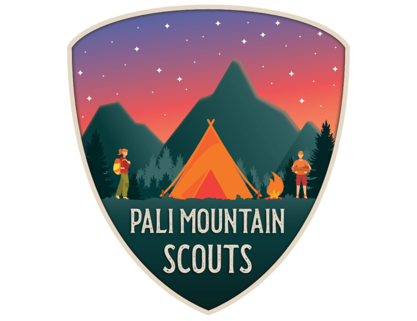 Pali Mountain Scouts logo.