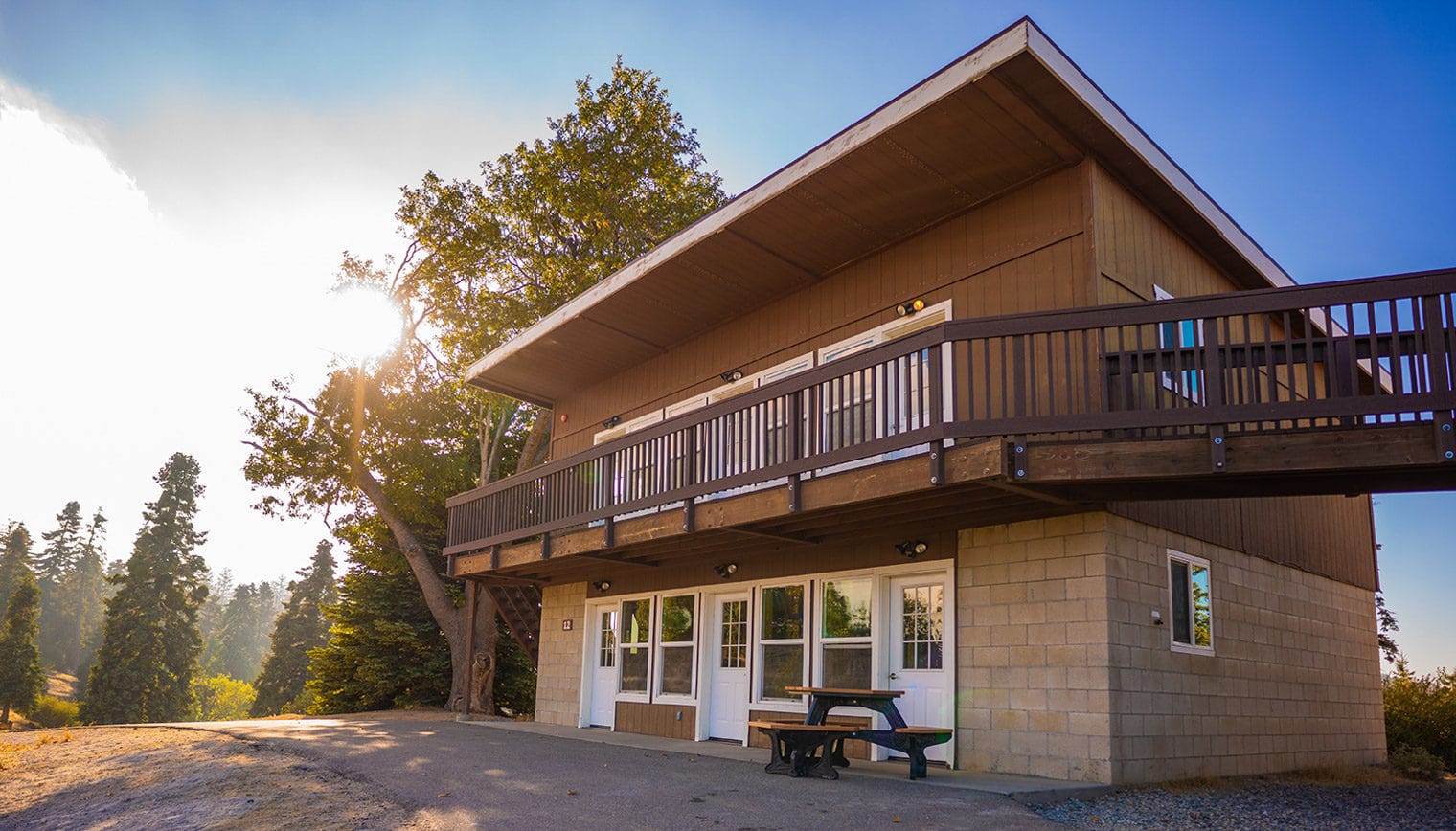 Classic Cabin exterior.